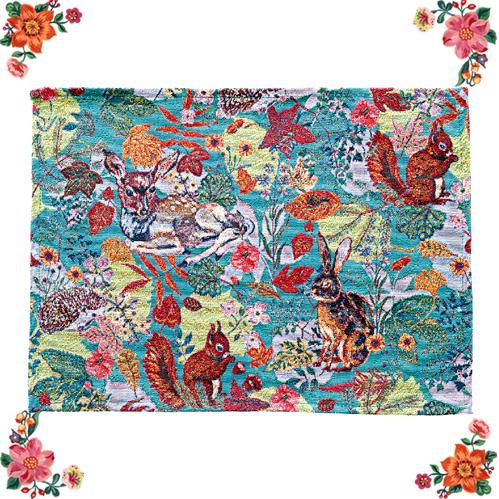 Nathalie Lete（ナタリーレテ） ランチョンマット バンビ＆フォレスト