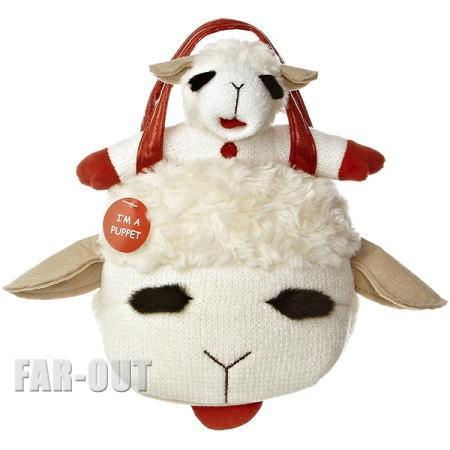 ラムチョップ ハンドパペット バッグ w/ スモールサイズ ぬいぐるみ