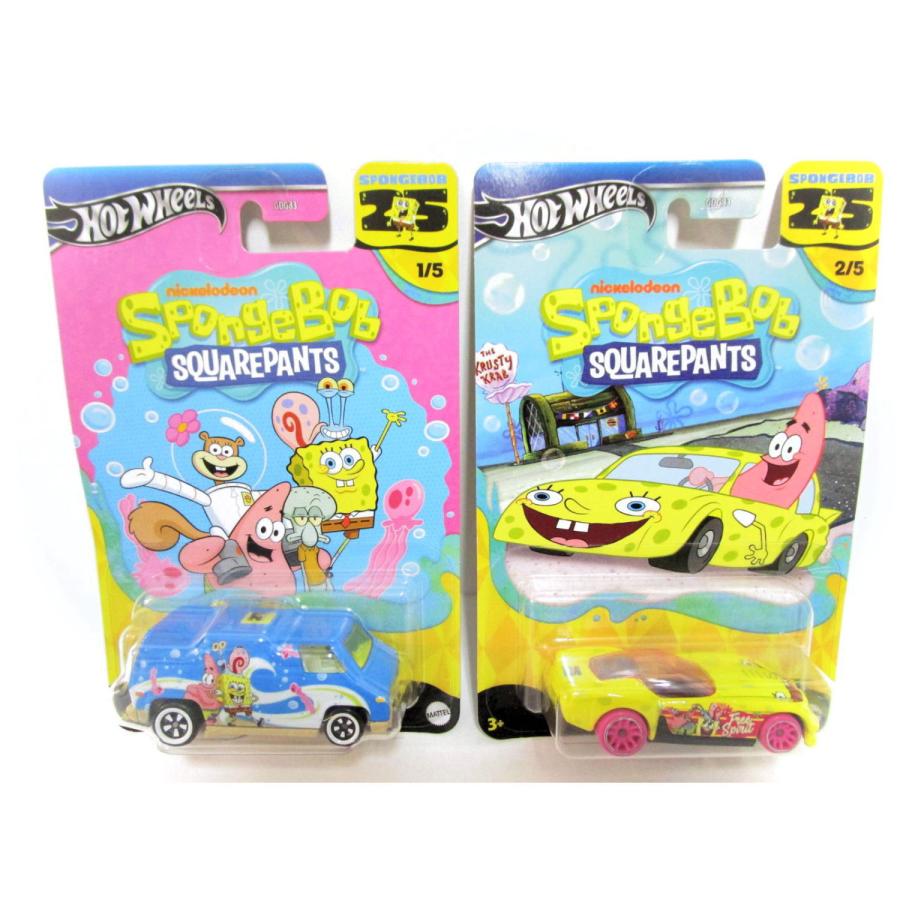 ホットウィール スポンジボブ 25周年記念 5点セット メタルダイ