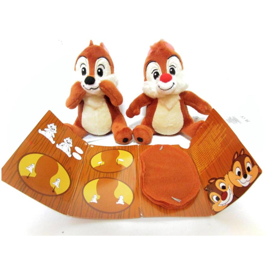 チップとデール 肩乗り ぬいぐるみ 2点 ディズニーテーマパーク限定