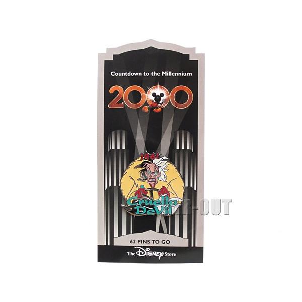 カウントダウン 2000年 ミレニアム記念 ピンズ クルエラ 101匹わん