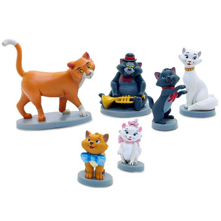 おしゃれキャット 50周年記念 PVCフィギュア 6点セット ディスプレイ