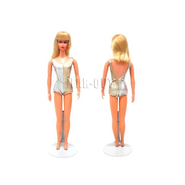 バービー Living Barbie ブロンド オレンジメッシュパーカー