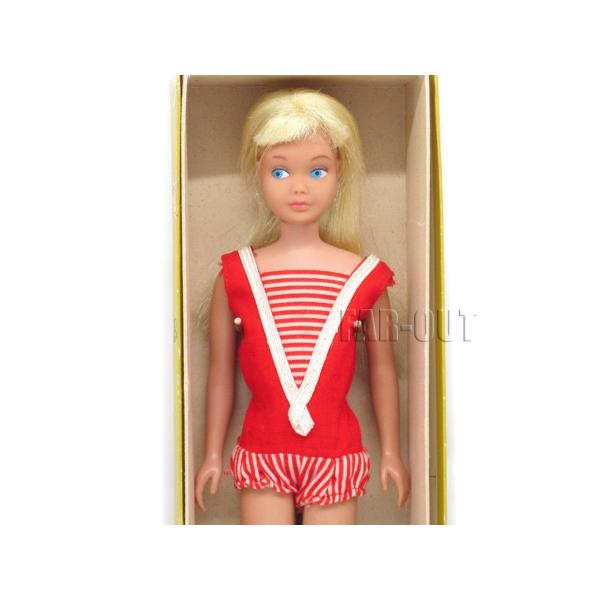 バービー スキッパー ブロンド レッドスイムスーツ 水着 ヴィンテージ