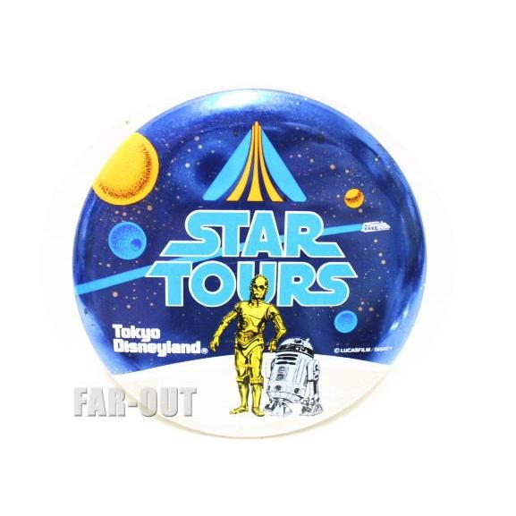 TDL スターツアーズ C-3PO & R2-D2 1989年 グランドオープン記念 缶