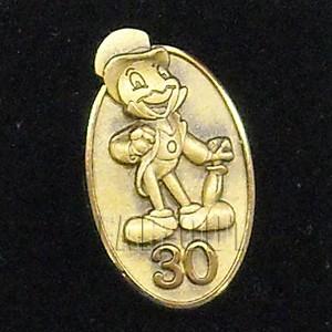 ディズニー キャスト勤続30周年記念 アワード ピンズ ジミニー