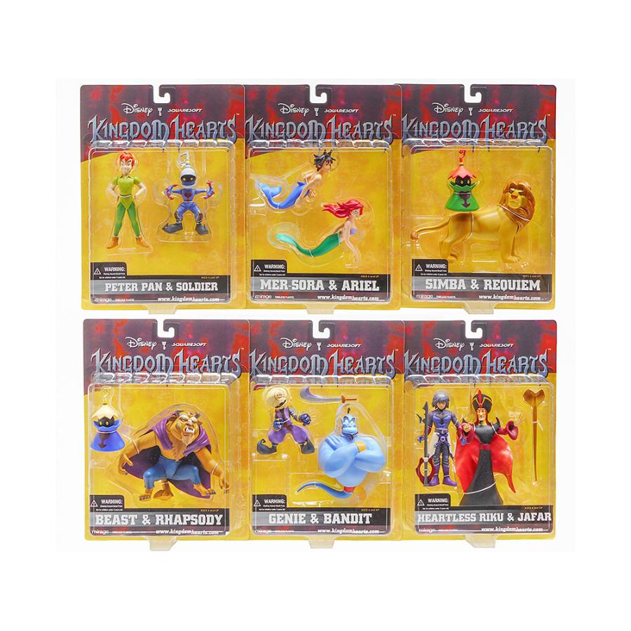 キングダムハーツ アクションフィギュア 6点コンプリートセット