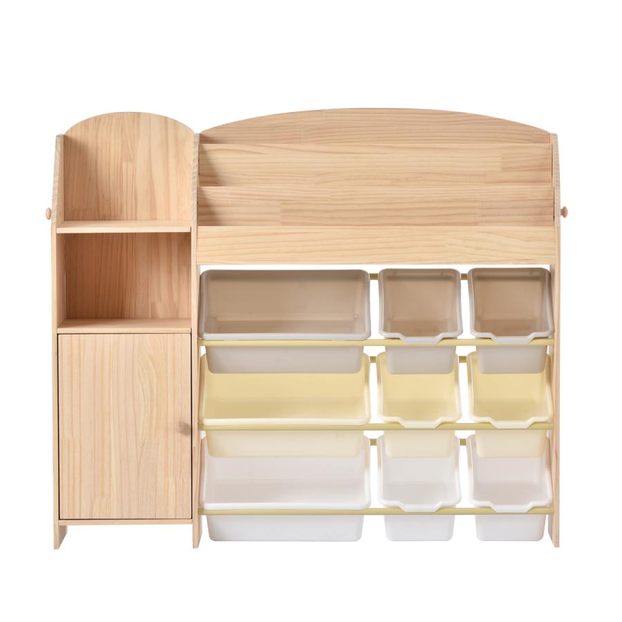 おもち収納 オモチャ収納 天然木 絵本棚 おもちゃ箱 おしゃれ 大容量