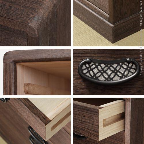 桐タンス 桐たんす 着物 収納 焼桐着物箪笥 10段 桔梗 ききょう 開梱