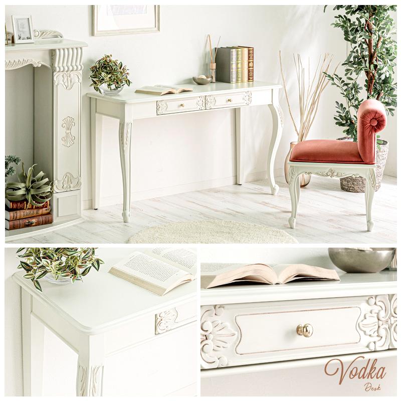 MINT アンティーク調デスク 猫脚プリンセスシリーズ PCデスク