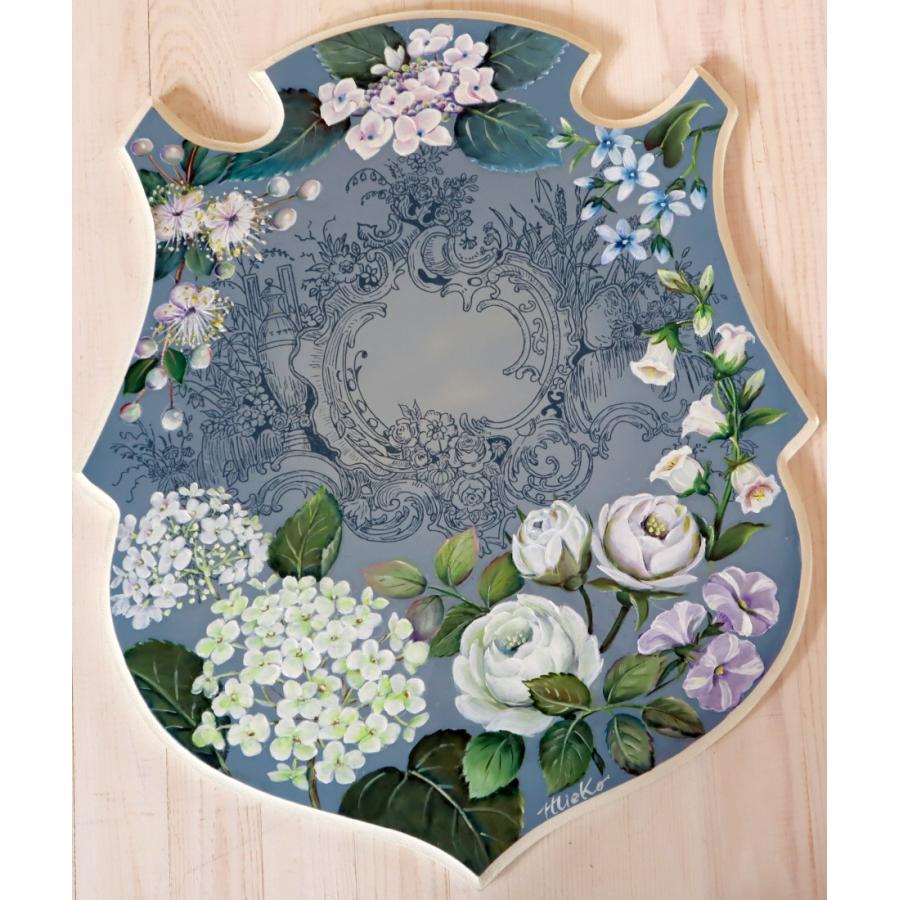 シルクスクリーンを図案として使用した トールペイント白木素材セット