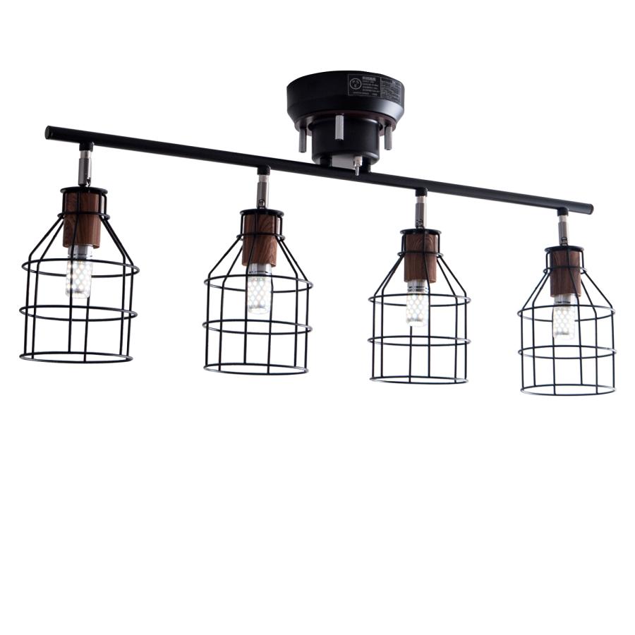 VENTOTA シーリングライト 4灯 リモコン付き 調光 調色 スポット 6畳 8