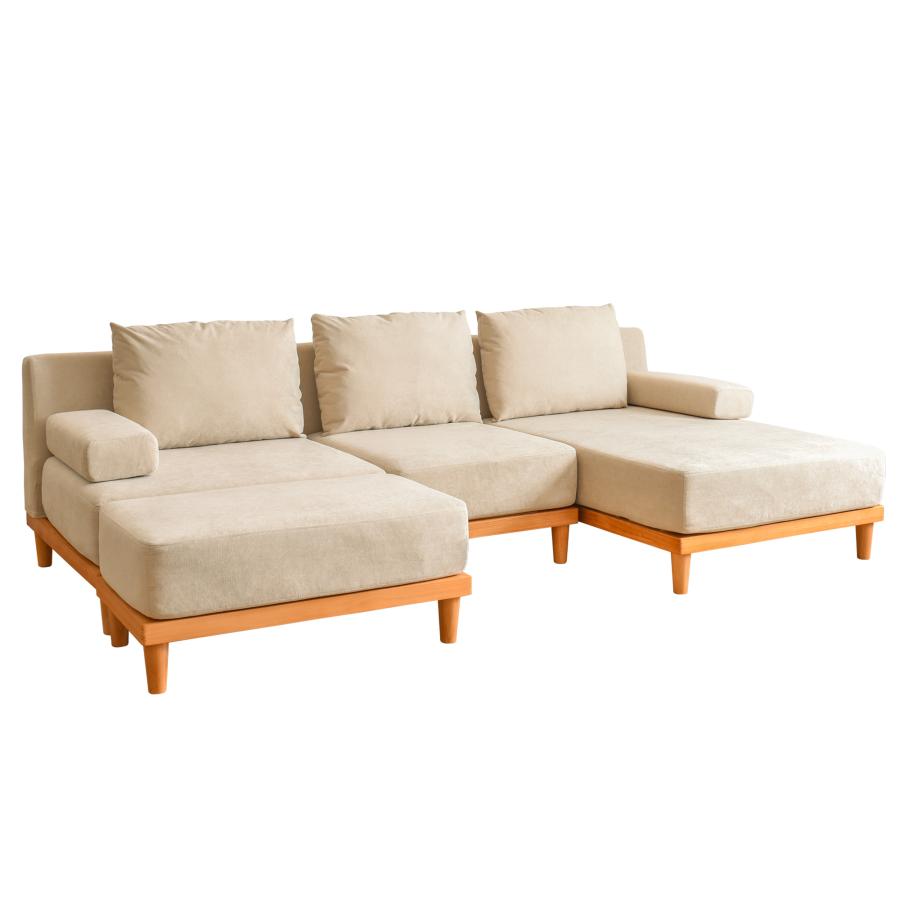 VENTOTA 洗える 3人掛け ソファ ソファー ユニットソファ sofa L字 三