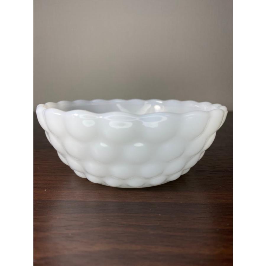 FIRE KING ファイヤーキング バブル フルーツボウル 白色