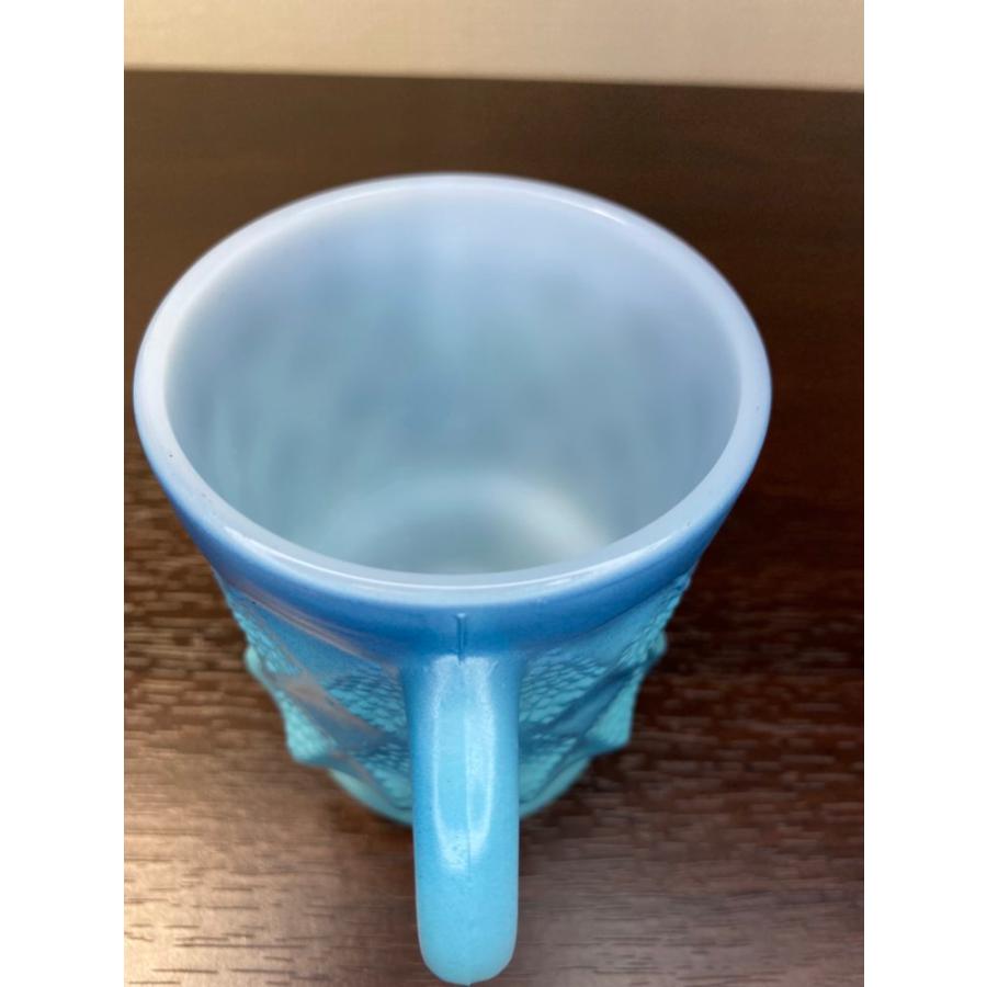 FIRE KING ファイヤーキング キンバリー マグ 青 : ファイヤーキング