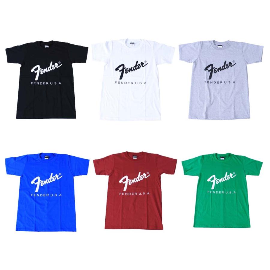 Tシャツ バンドTシャツ ロックTシャツ 半袖 【6色】(AG) フェンダー