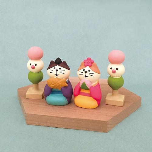 DECOLE（デコレ） concombre コンコンブル 文鳥だんごぼんぼり2個