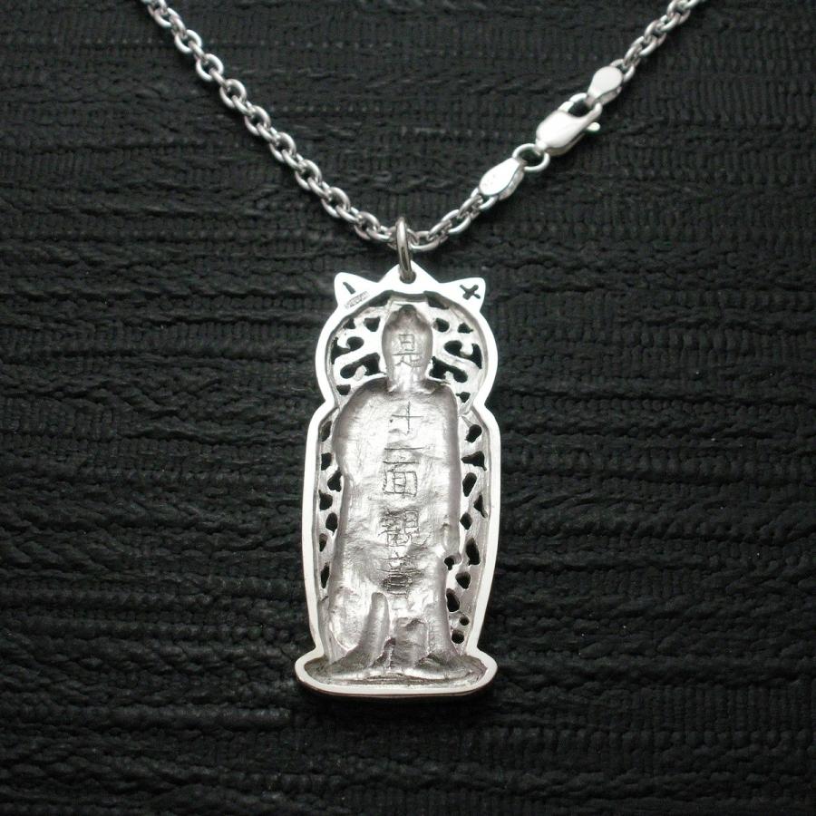 ペンダント 仏像 十一面観音 メンズ シルバー925 ネックレス