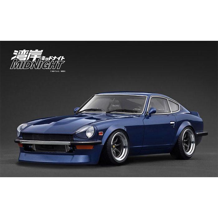 あすつく 1/18 NISSAN Fairlady Z (S30) Blue 湾岸MIDNIGHT Devil's