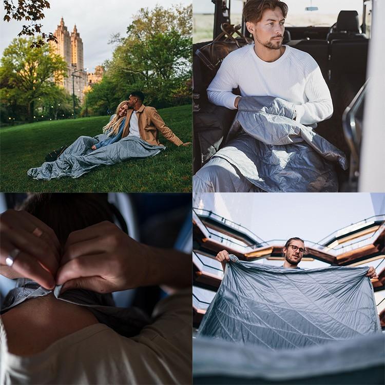 新色ブルー登場！ ポケッタブル・ブランケット バイ グラヴェル