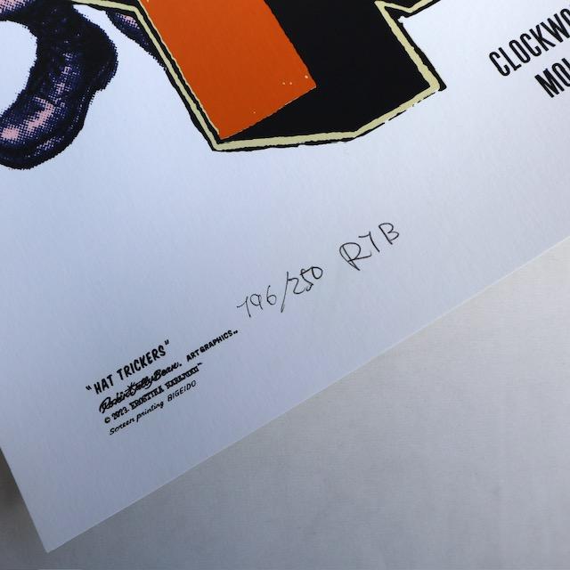 250枚限定 ロッキンジェリービーン HAT TRICKERS シルクスクリーン