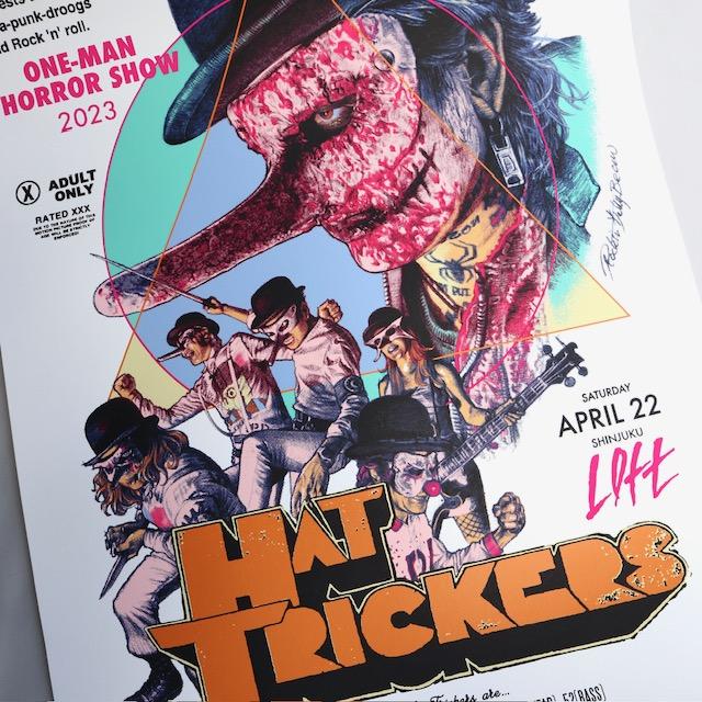 250枚限定 ロッキンジェリービーン HAT TRICKERS シルクスクリーン