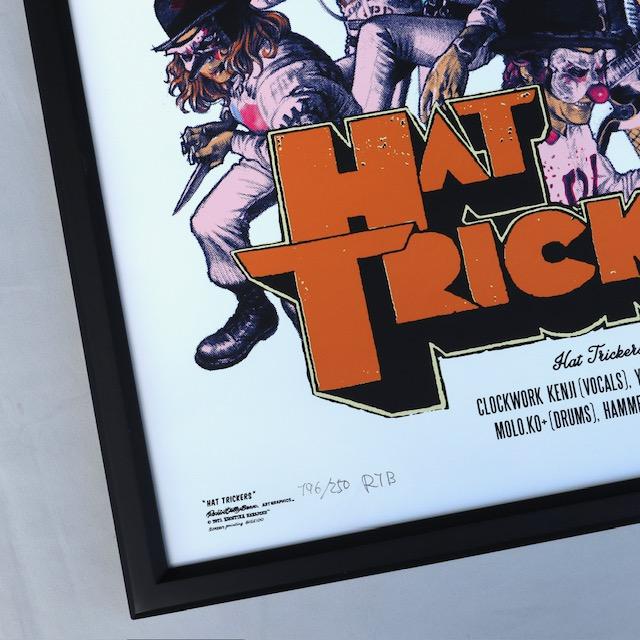 250枚限定 ロッキンジェリービーン HAT TRICKERS シルクスクリーン