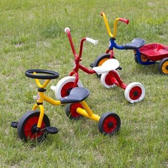 ボーネルンド ペリカンデザイン三輪車 Vハンドル カラー 荷台つき