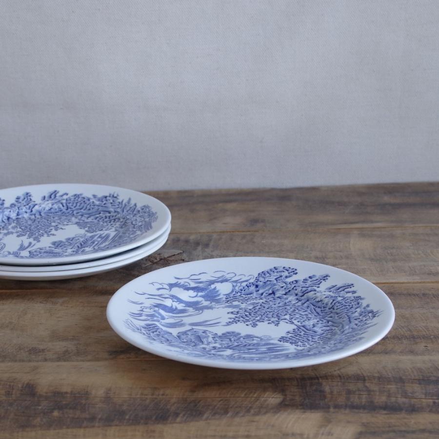 イギリス アンティーク 食器 ケーキ皿 4枚セット エノクウェッジウッド