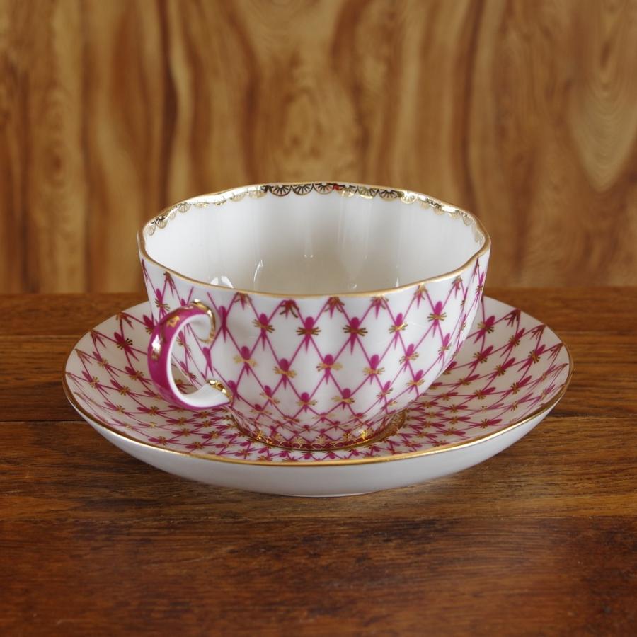 インペリアル・ポーセレン レッドネット ブルース ティーカップ