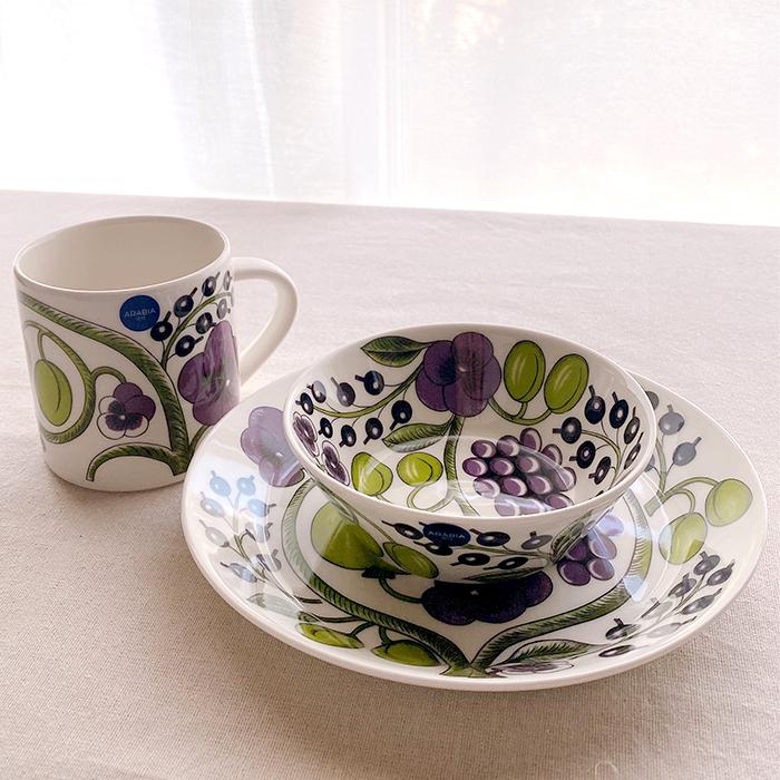 Paratiisi ARABIA/アラビア パラティッシ プレート21cm パープル 北欧