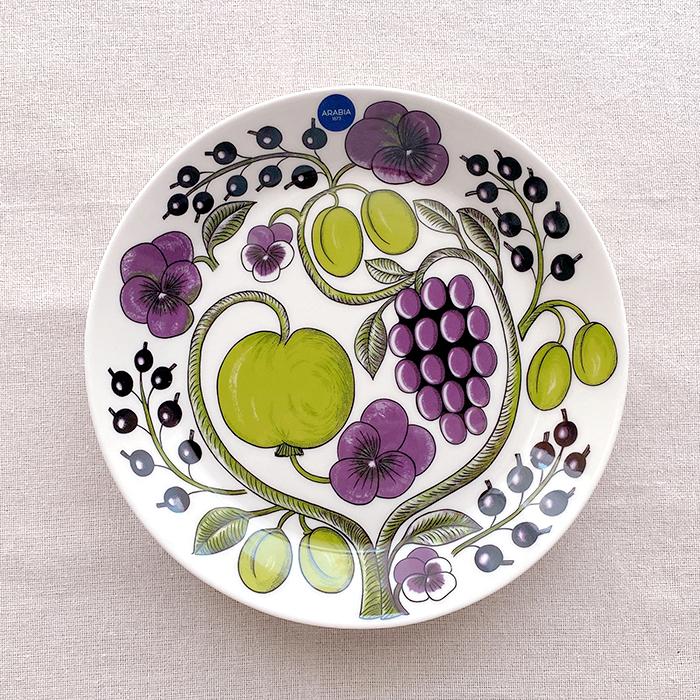 Paratiisi ARABIA/アラビア パラティッシ プレート21cm パープル 北欧