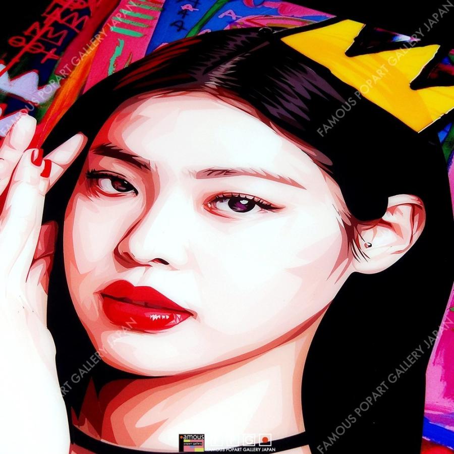 ポップアートパネル インテリア アート ポスター 絵 JENNIE Ver.2