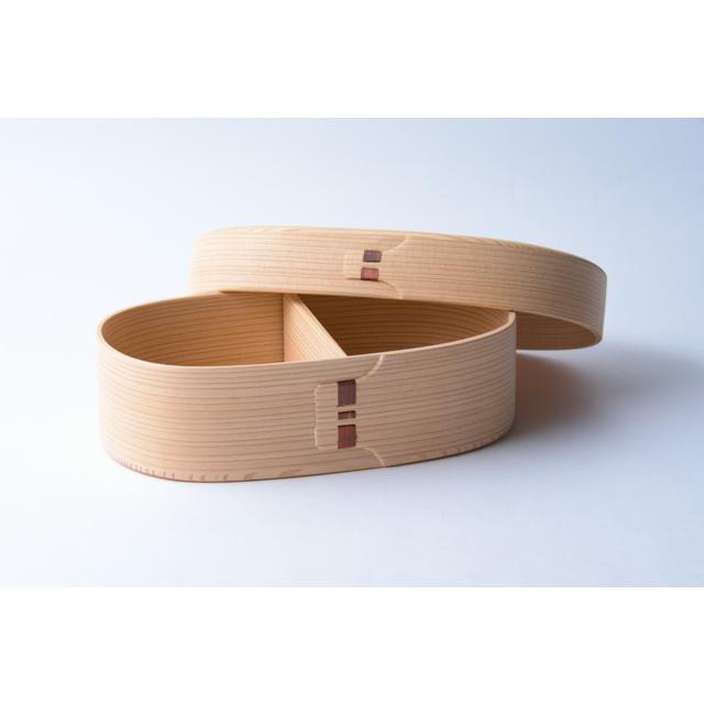 柴田慶信商店 大館 曲げわっぱ小判弁当箱 中 : FRANK暮らしの道具