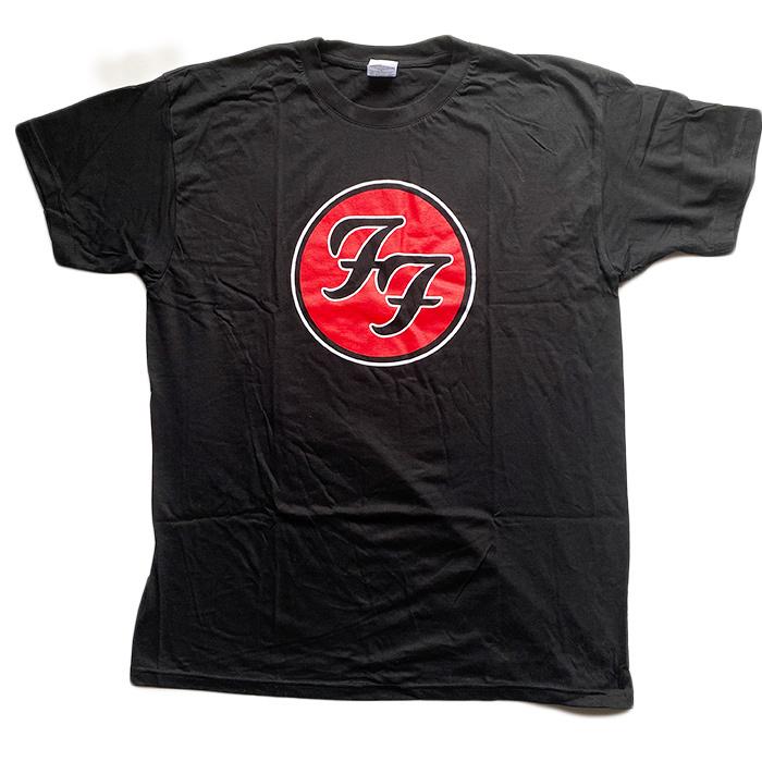 Foo Fighters フー・ファイターズ Tシャツ FF ロゴTシャツ ブラック