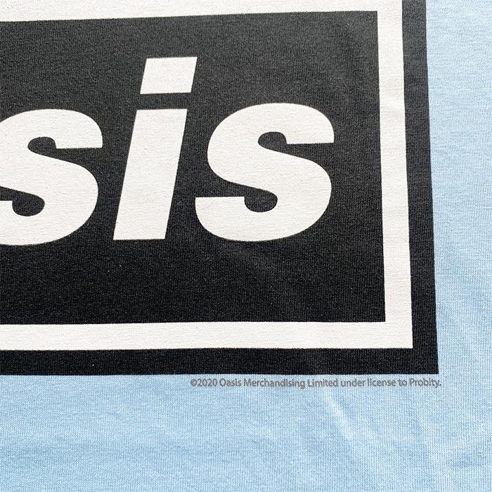 ロックTシャツ バンドTシャツ OASIS オアシス バンドT ネイビー ロゴ