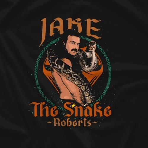 蛇男” ジェイク・ザ・スネーク・ロバーツ Tシャツ「JAKE 