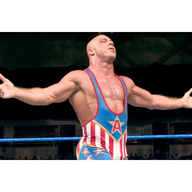 カート・アングル Tシャツ「KURT ANGLE Hall Of Famer 半袖 クルー