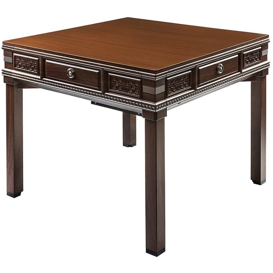 飛沫防止板付き 全自動麻雀卓【28mm牌/緑色卓】 木目調シリーズ 【FR