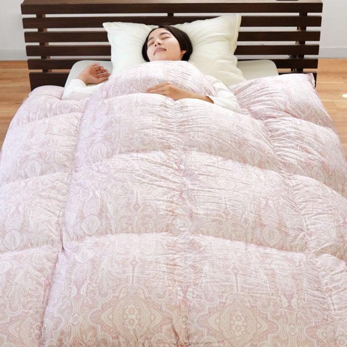 西川（nishikawa） 羽毛布団 シングル シベリア産 マザーグースダウン