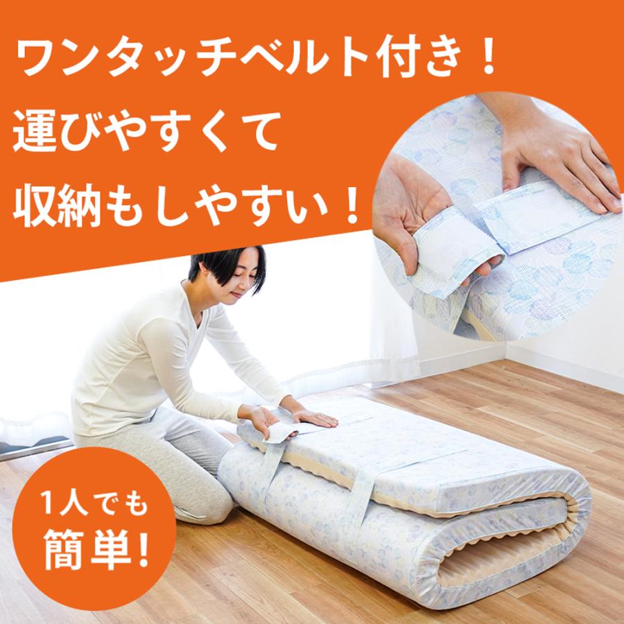 西川（nishikawa） マットレス セミダブル 敷布団 点で支える健康敷き