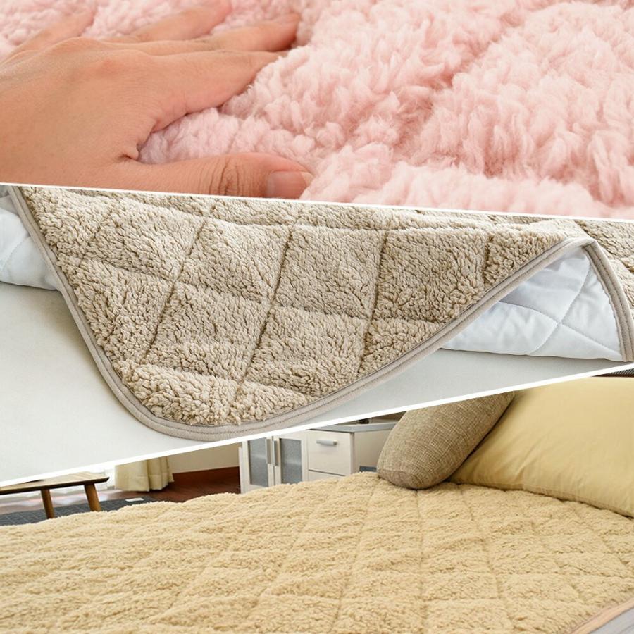 西川（nishikawa） 暖かい敷きパッド 冬 毛布 敷パッド ダブル 東京