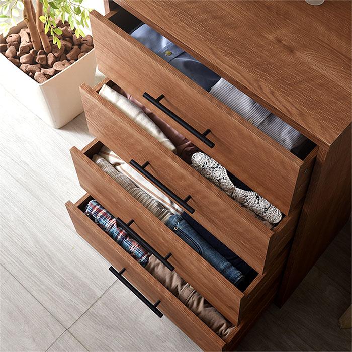 ワイエムワールド 4段 チェスト 幅59cm ディスプレイラック 省スペース