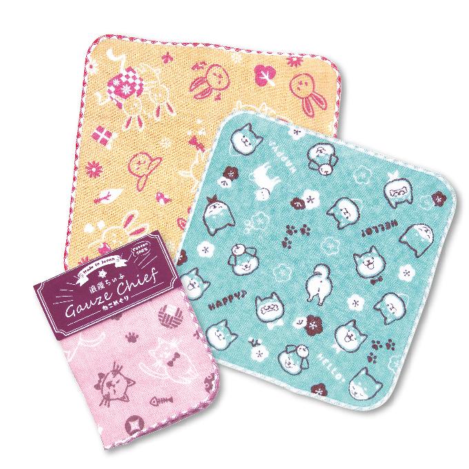 ハンカチ タオル プチサイズ ハンドタオル 日本製 綿100％ 和モダン