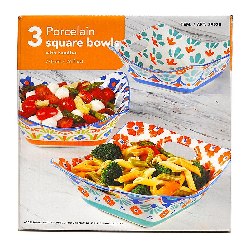 スクエアボウル 3個セット コストコ通販 COSTCO : フジカラーMJC・松井
