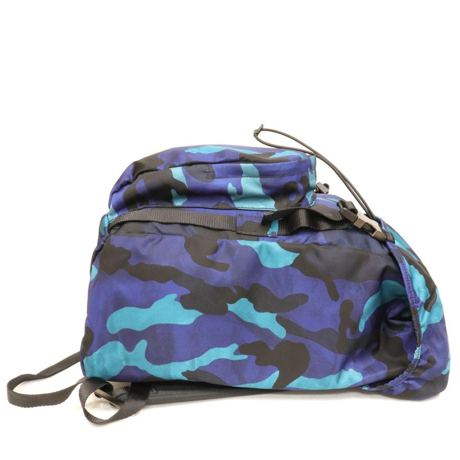 PRADA（プラダ） 【未使用】プラダ ブルー系 カモフラージュ柄 バック