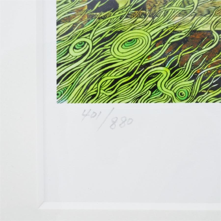 版画 水木しげる レフグラフファイン版画 『幽霊電車』401/880 ゲゲゲ