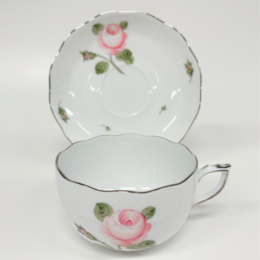 ヘレンド（HEREND） ウィーンのバラ プラチナ VGR-PT カップ/ソーサー