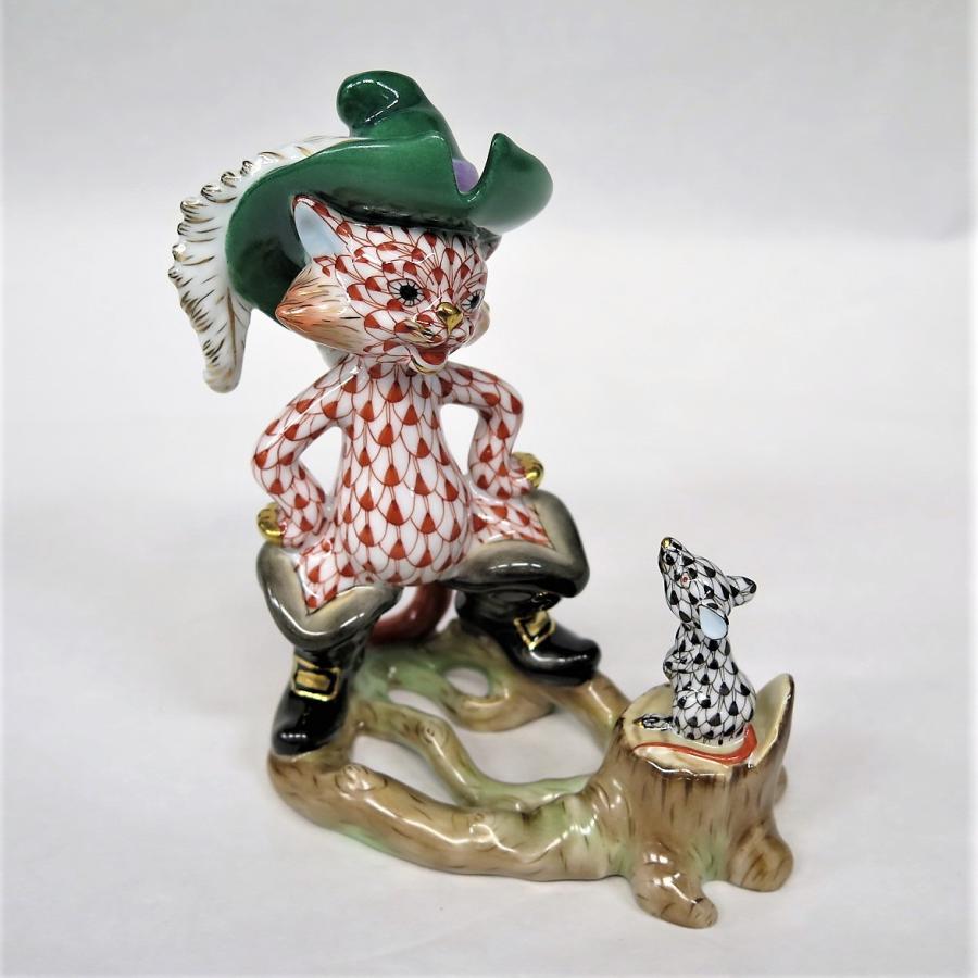 ヘレンド（HEREND） ビューヘレンド (VH)「長靴をはいた猫」15668