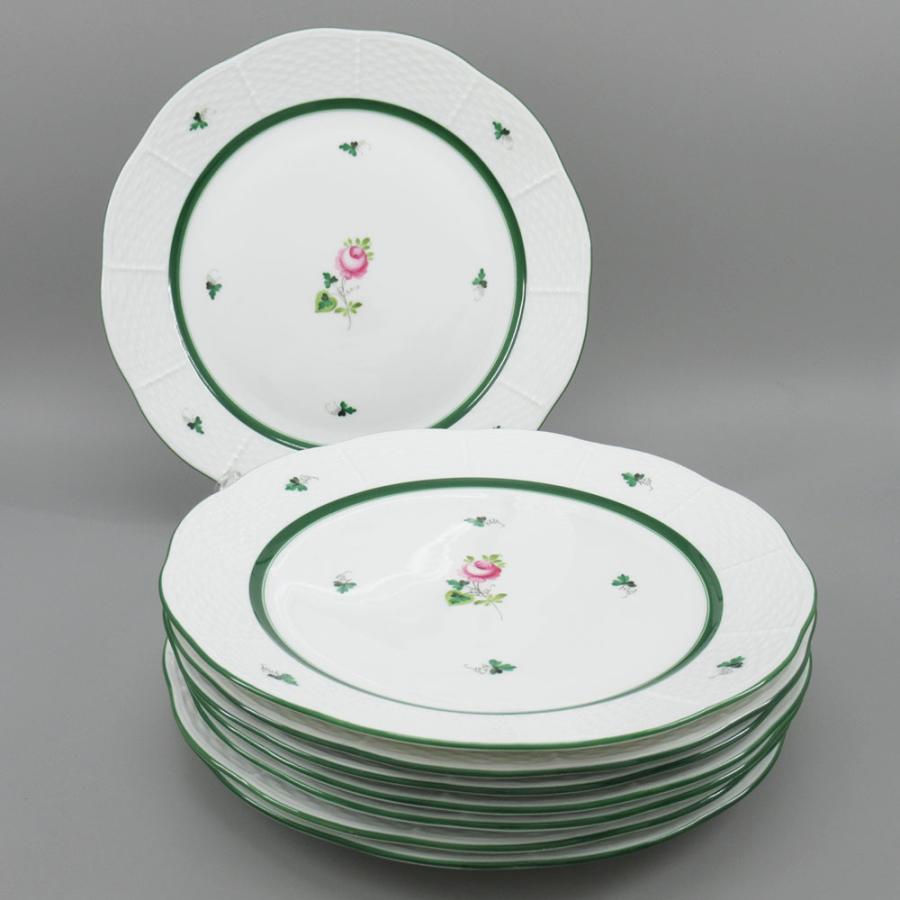 ヘレンド（HEREND） ウィーンの薔薇 25.5cm プレート 計8点 ☆送料無料